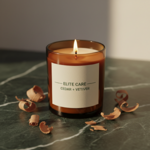 Cedar + Vetiver Apothecary Candle